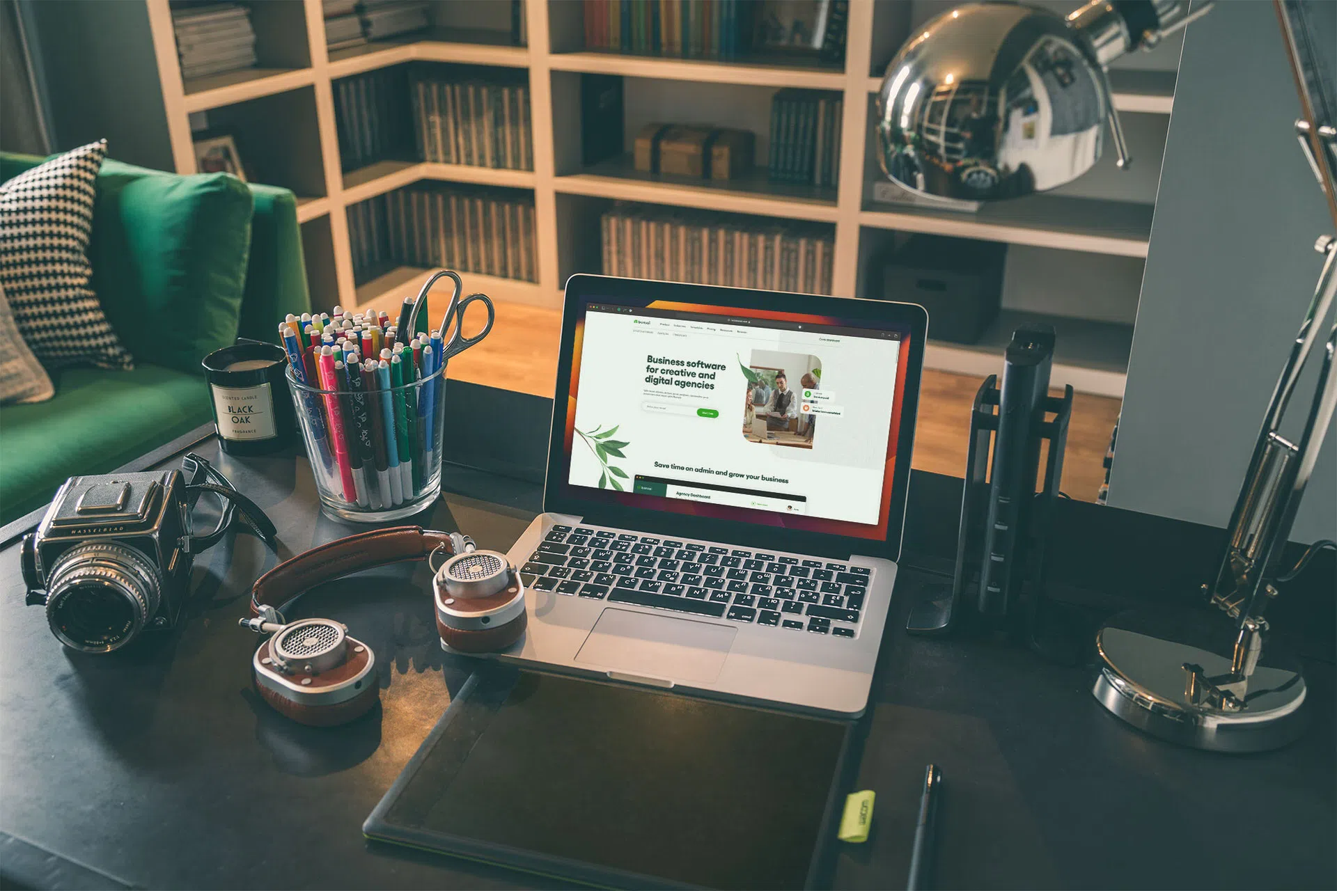 Image of Bonsai website on a laptop screen